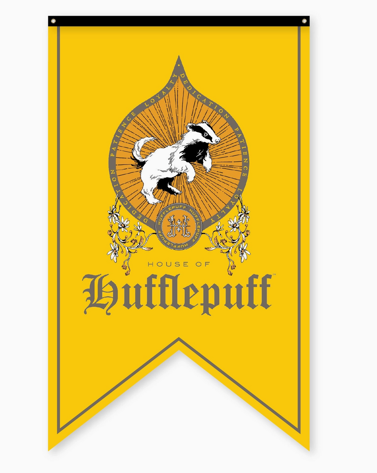 Hufflepuff Crest Banner Flag - 30" x 50"