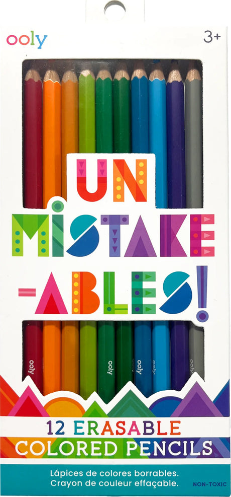 Un-Mistakeables! Erasable Colored Pencils - Set of 12