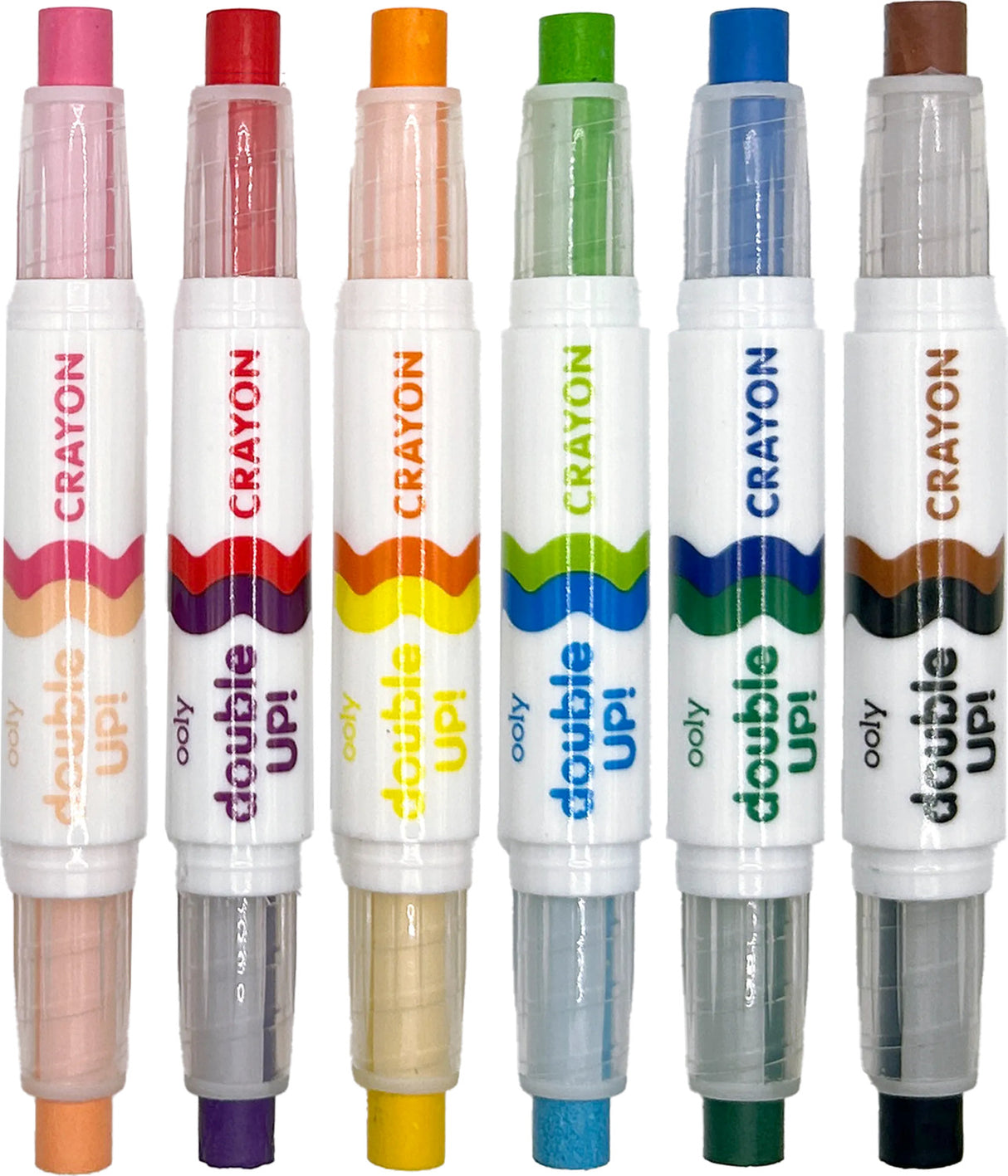 Double Up! Double-Ended Crayons - Set of 6