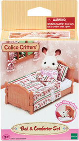 Calico Critters Bed & Comforter Set