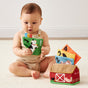 Itzy Sensory Scarves™ "Tissue” Box for Put-and-Take Play (Farm Friends) Itzy Ritzy