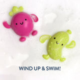 Silly Swimmers™ - Whimsical Wind-Up Bath Toys (Pickle & Beet)