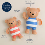 Silly Swimmers™ - Whimsical Wind-Up Bath Toys (Bears)
