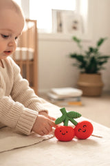 Comfort Crew™ - Natural Rubber Teether - Cherries Itzy Ritzy