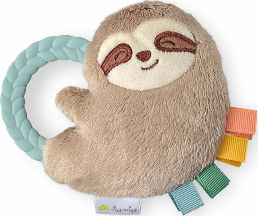 Ritzy Rattle Pal - Plush Rattle Pal with Teether (Sloth)