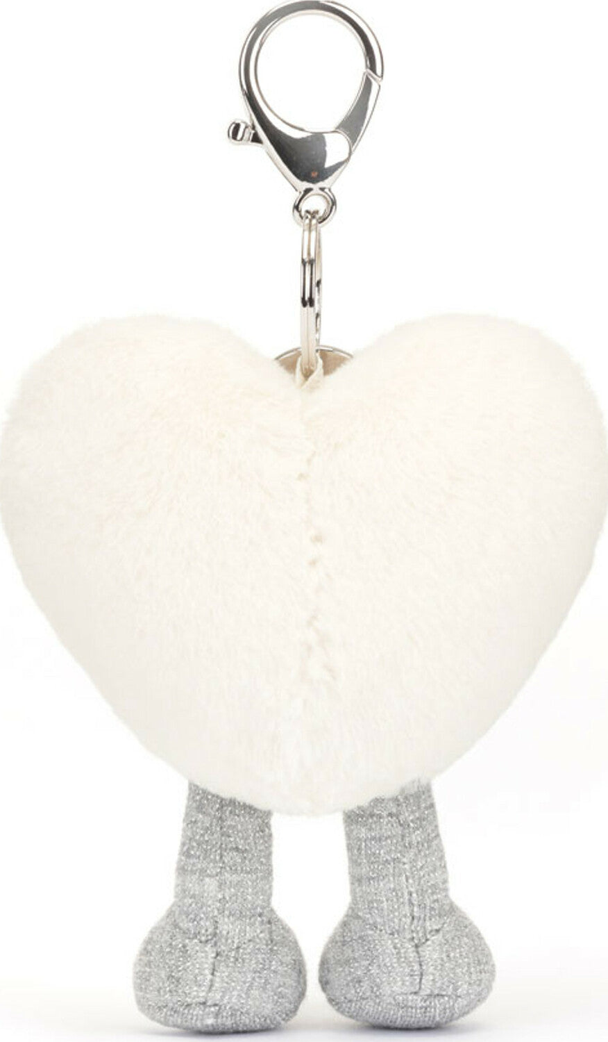 Amuseables Cream Heart Bag Charm