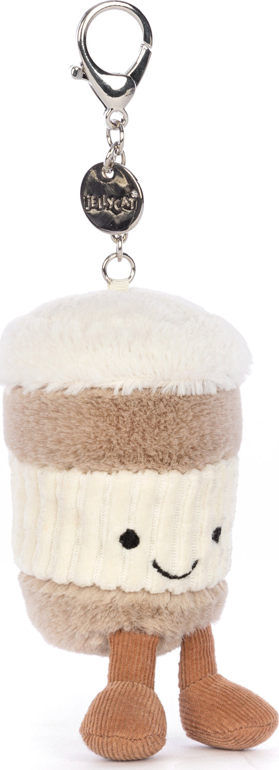 Amuseable Coffee-To-Go Bag Charm - Jellycat