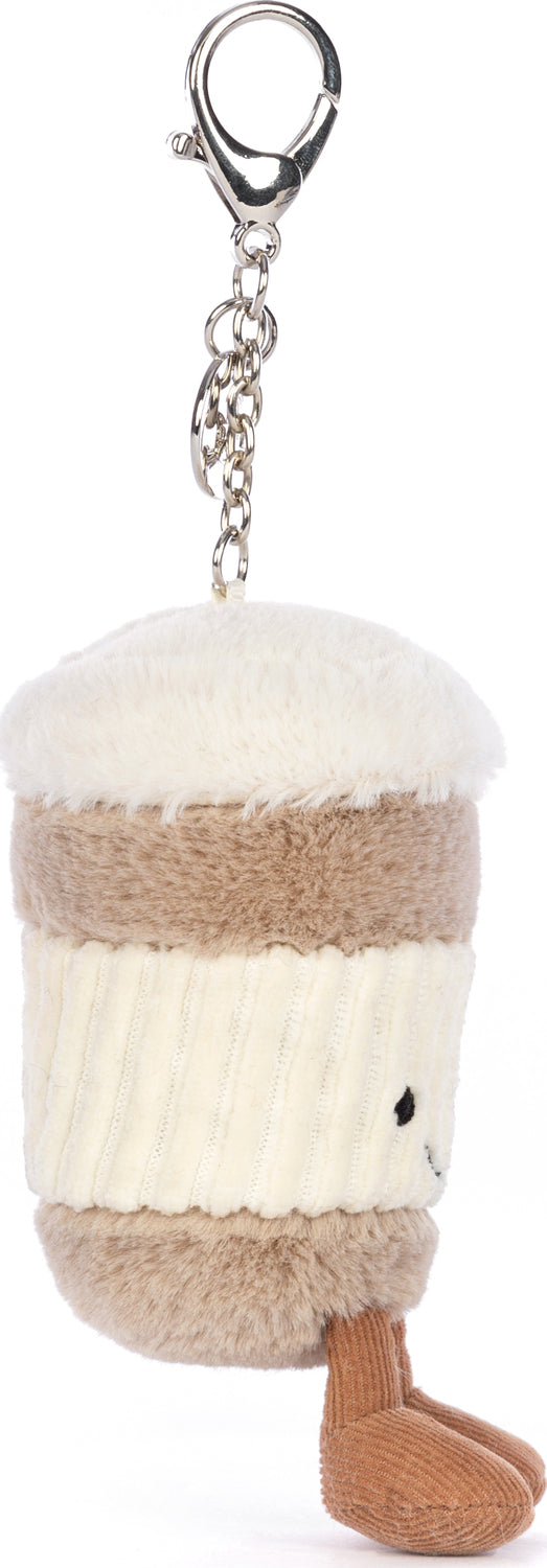 Amuseable Coffee-To-Go Bag Charm - Jellycat