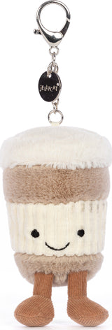 Amuseable Coffee-To-Go Bag Charm - Jellycat