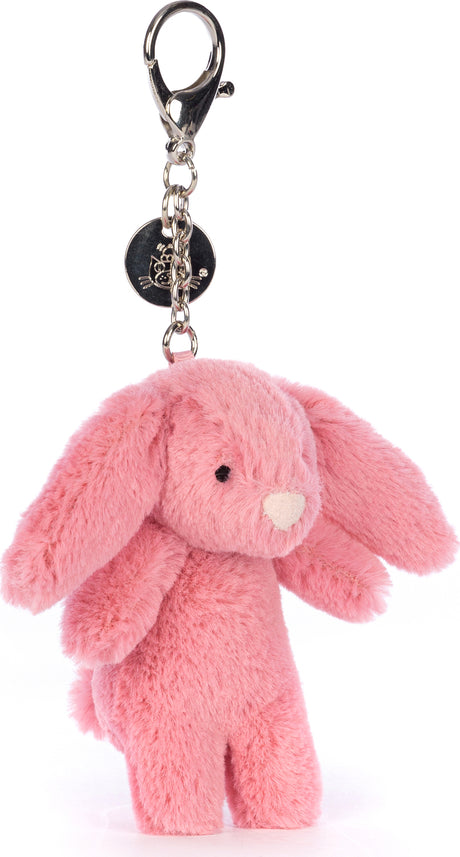 Bashful Bunny Pink Bag Charm