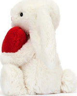 Bashful Red Love Heart Bunny Little