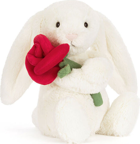 Cream Bunny with Rose Jellycat