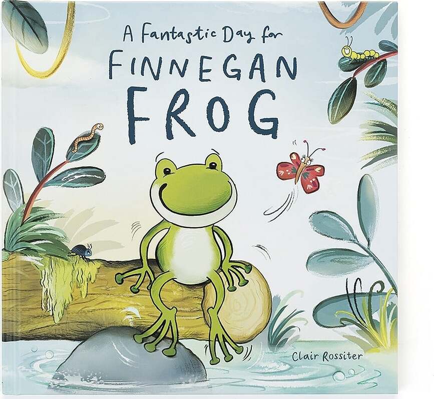 A Fantastic Day for Finnegan Frog Book - Jellycat