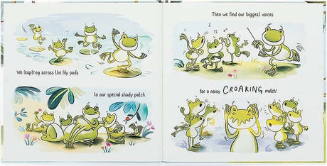 A Fantastic Day for Finnegan Frog Book - Jellycat