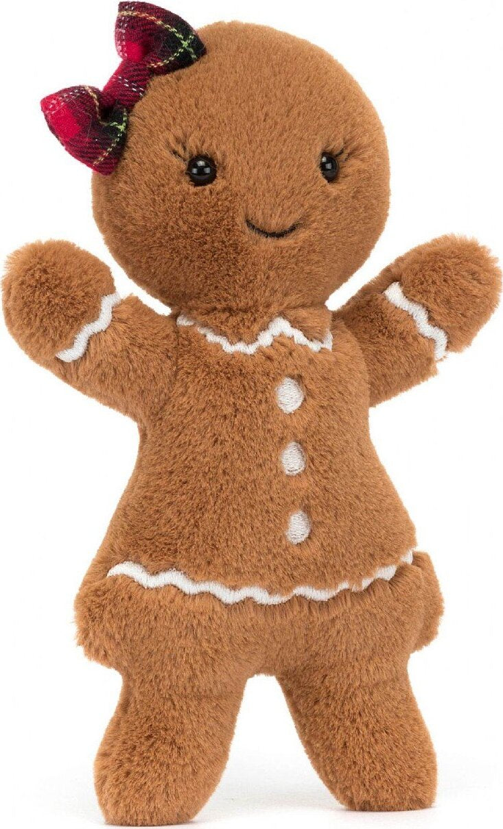 Jolly Gingerbread Ruby Medium - Jellycat Christmas