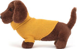 Sweater Sausage Dog Yellow - Jellycat