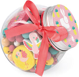 Wooden Bead Kit - Birdy Flamingos - 220 Beads Janod