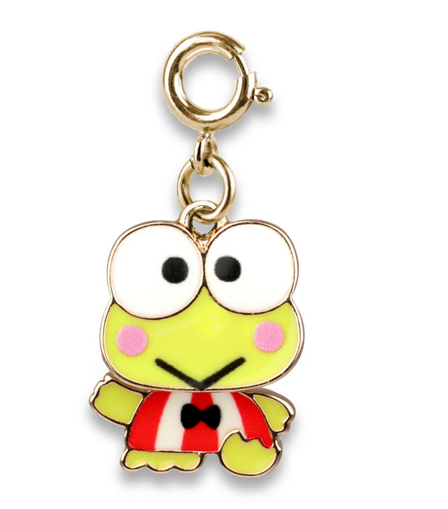 Gold Swivel Keroppi Charm 