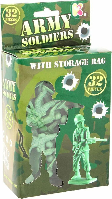 Army Soldiers with Bag