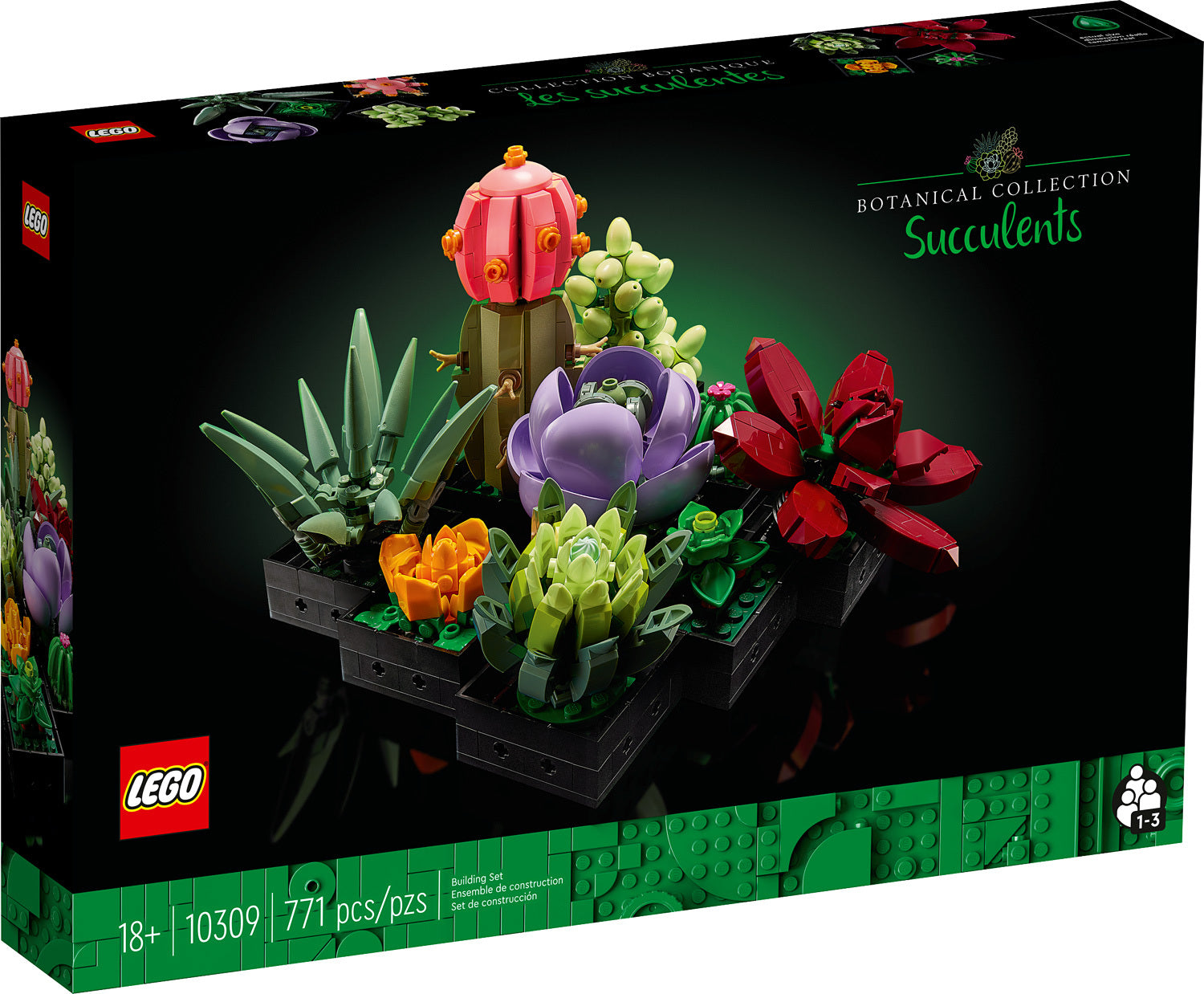 ルーク 10309 Succulents - LEGO Icons – Pufferbellies Toys & Books