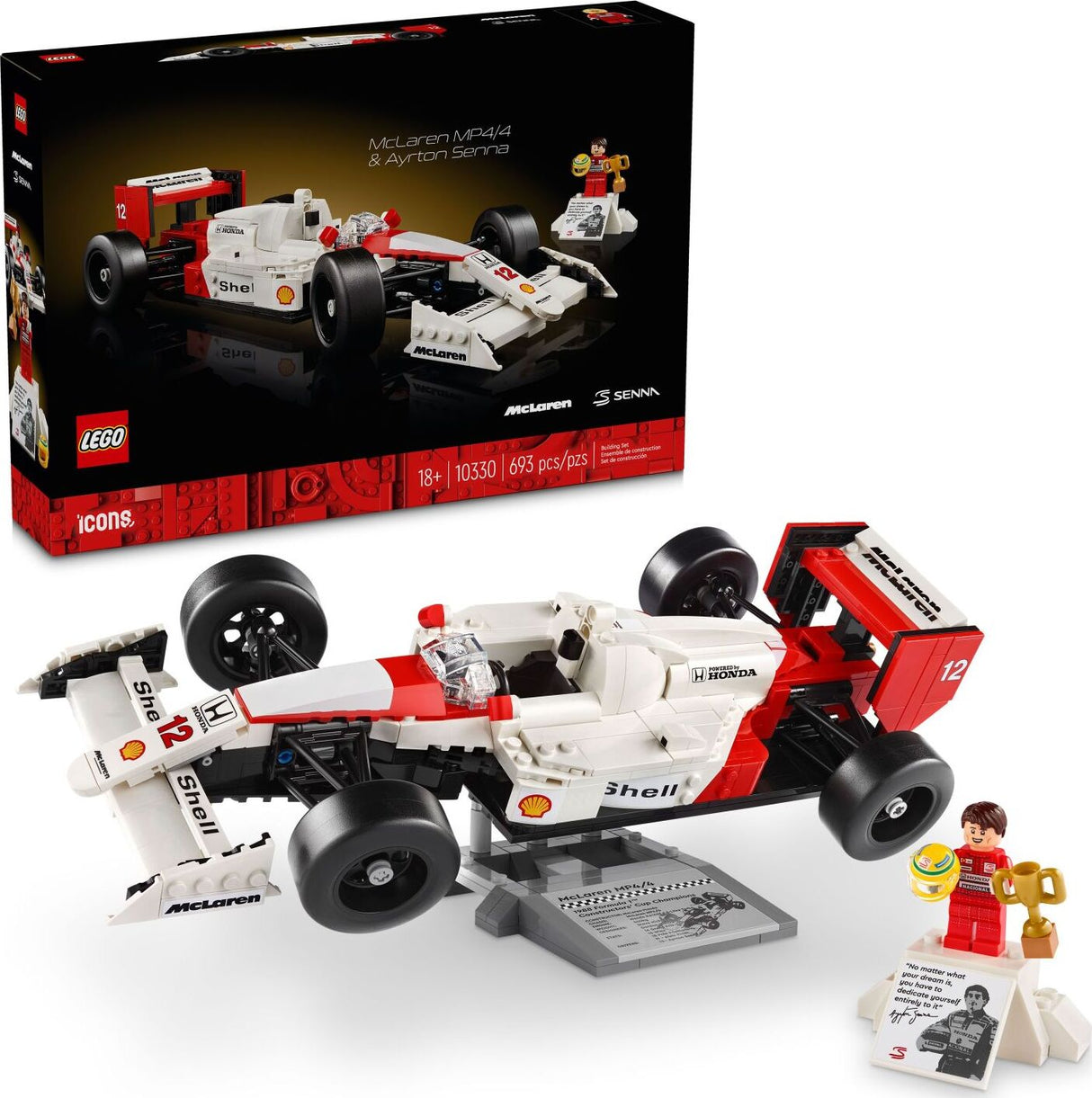 10330 McLaren MP4/4 & Ayrton Senna - LEGO Icons