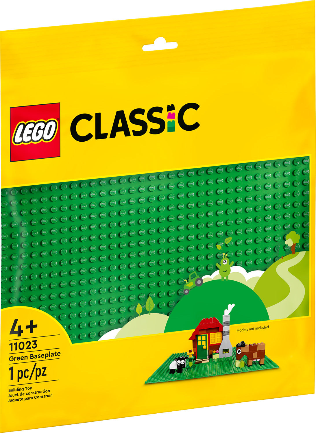 11023 Green Baseplate - LEGO Classic