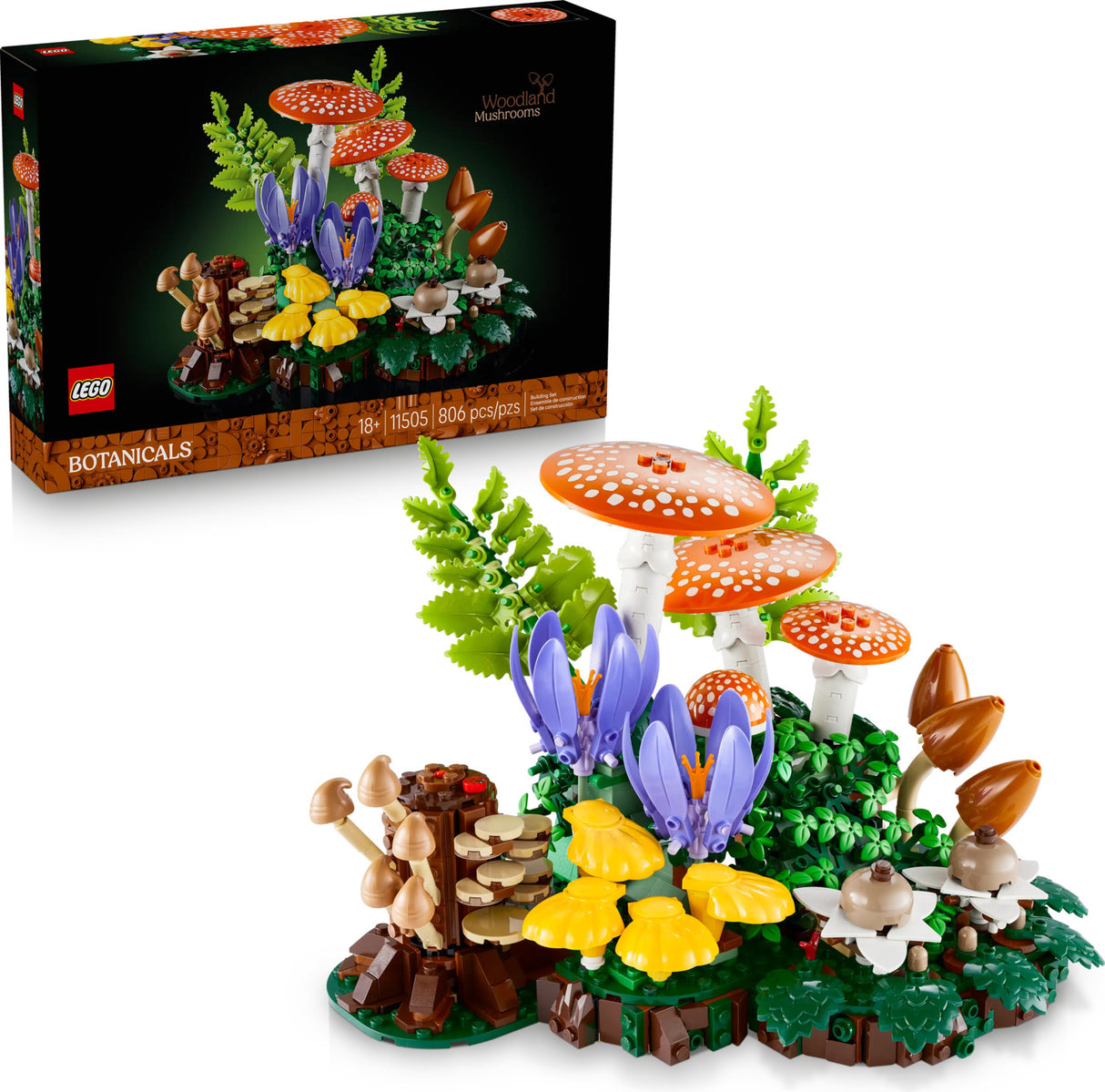 LEGO® Botanicals Woodland Mushrooms