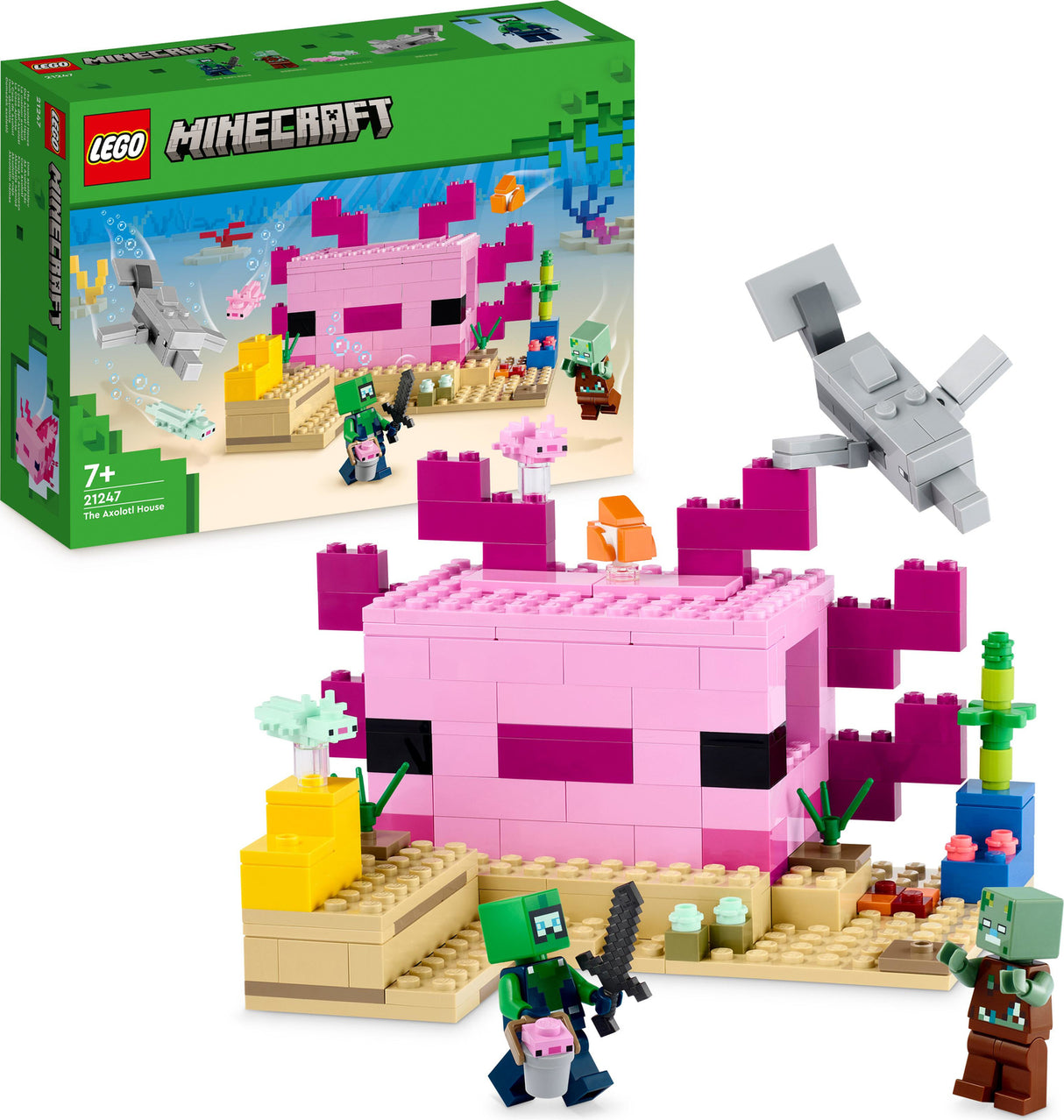 21247 The Axolotl House - LEGO Minecraft