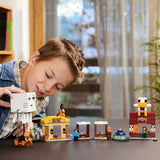 LEGO Minecraft: The Ghast Balloon Village Attack