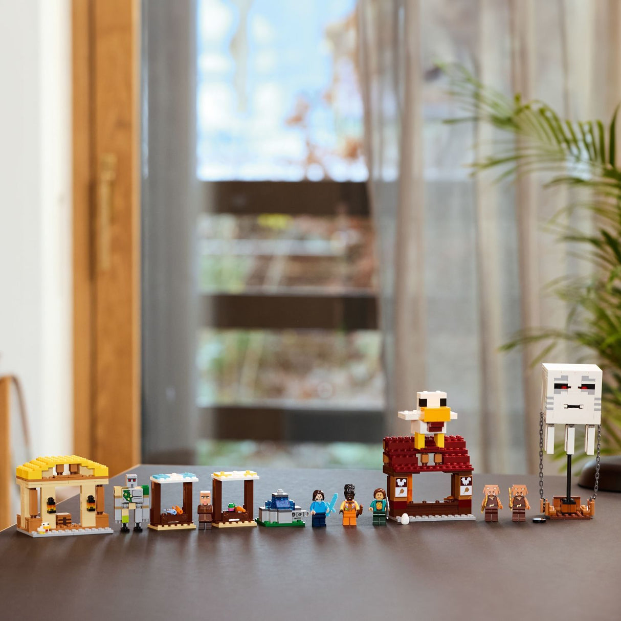 LEGO Minecraft: The Ghast Balloon Village Attack