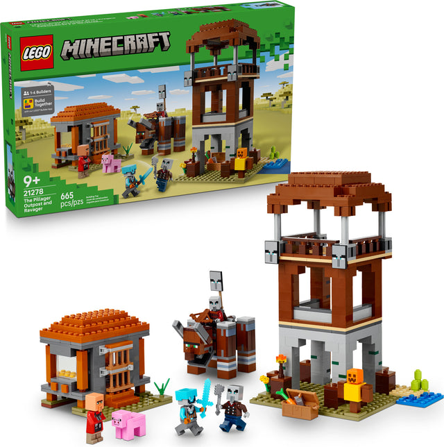 LEGO Minecraft: The Pillager Outpost and Ravager