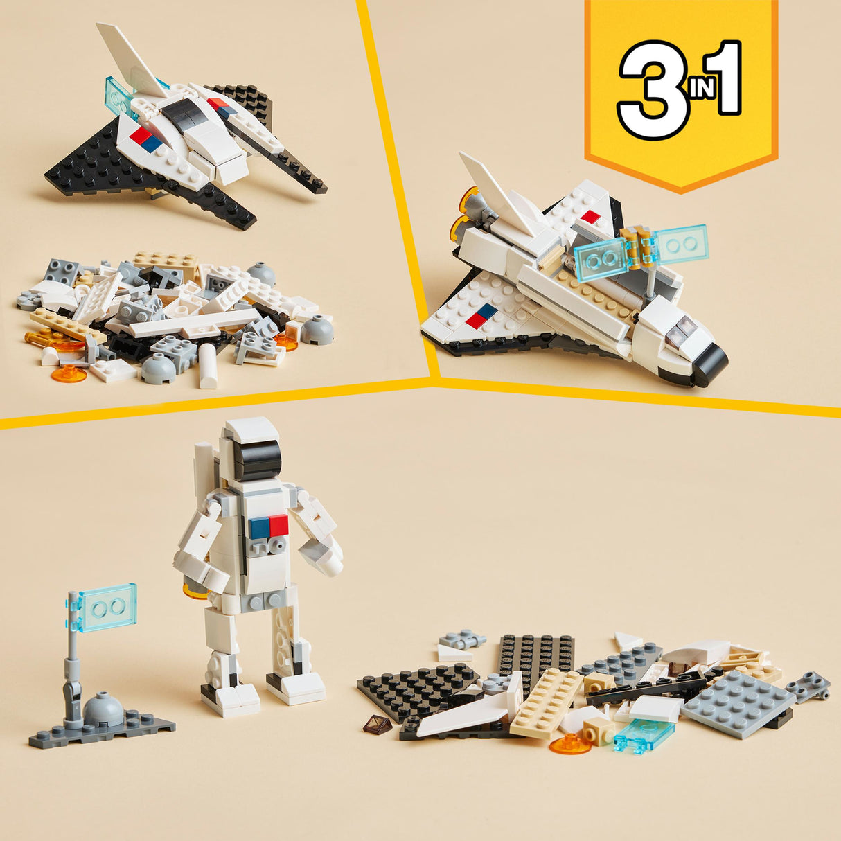 31134 3-in-1: Space Shuttle - LEGO Creator