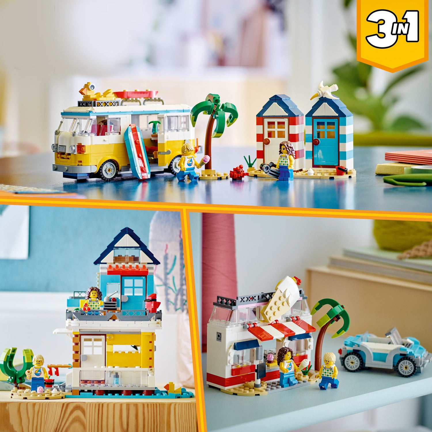 31138 Beach Camper Van LEGO® Creator 3-in-1 – Pufferbellies Toys