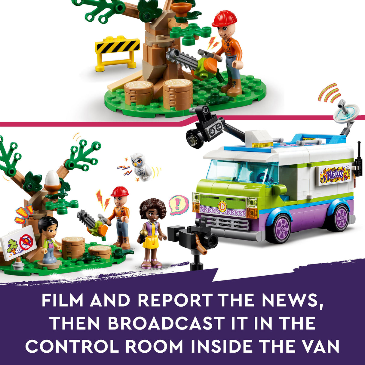 41749 Newsroom Van - LEGO Friends