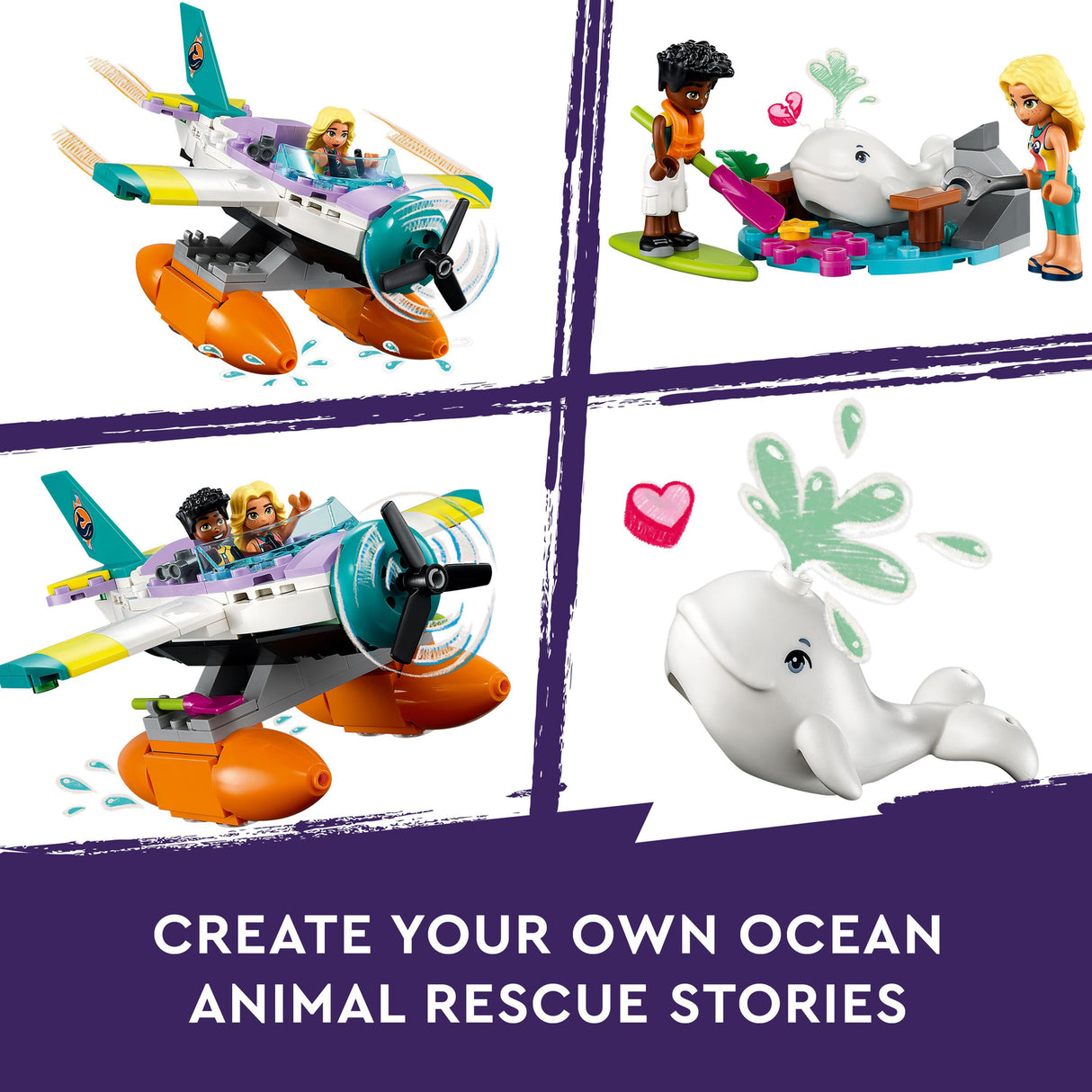 41752 Sea Rescue Plane - LEGO Friends