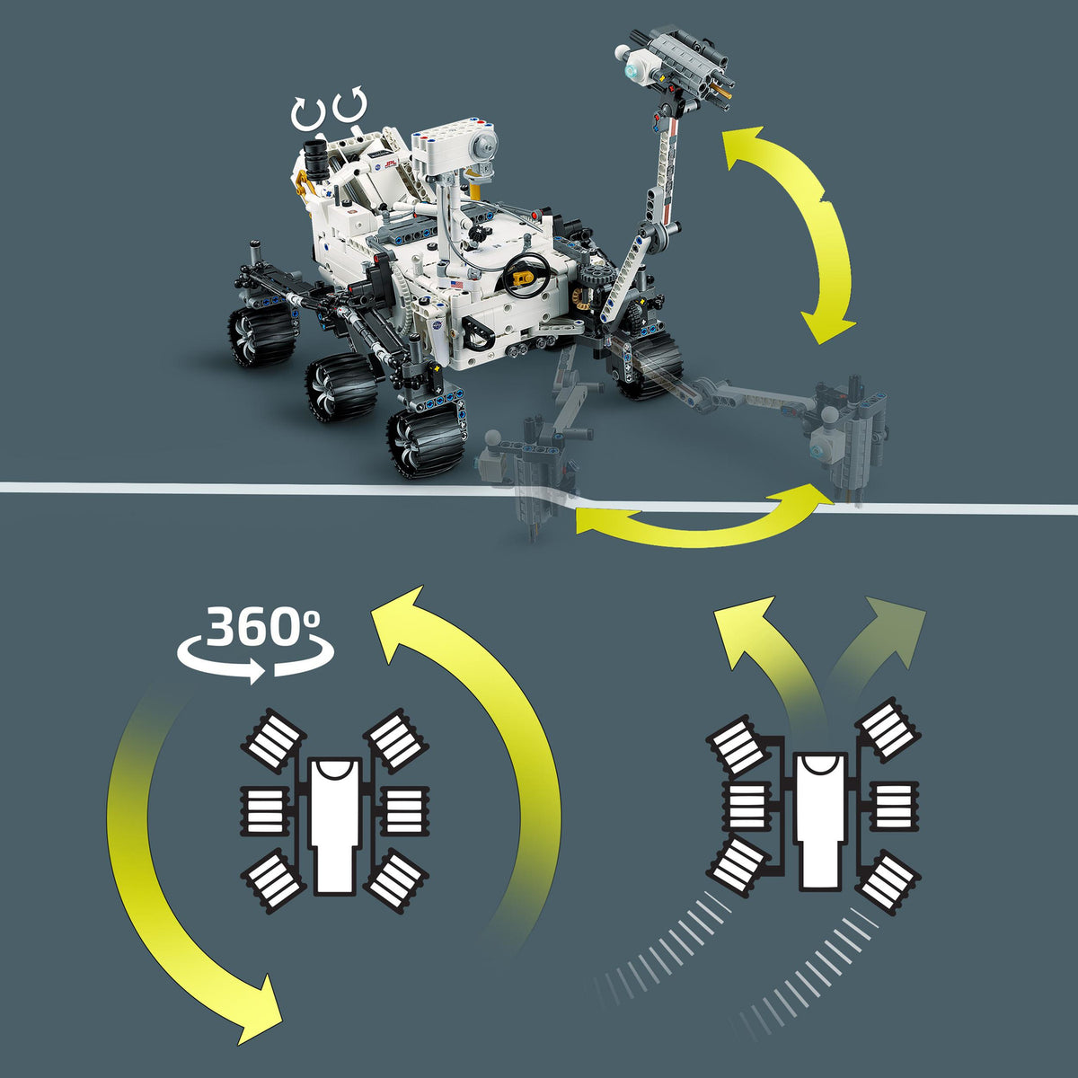 Mars Rover Lego Simple 42158 NASA Mars Rover Perseverance Set - LEGO Technic - Pickup Only ...