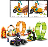 60339 Stuntz Double Loop Stunt Arena Set - LEGO City - Pickup Only