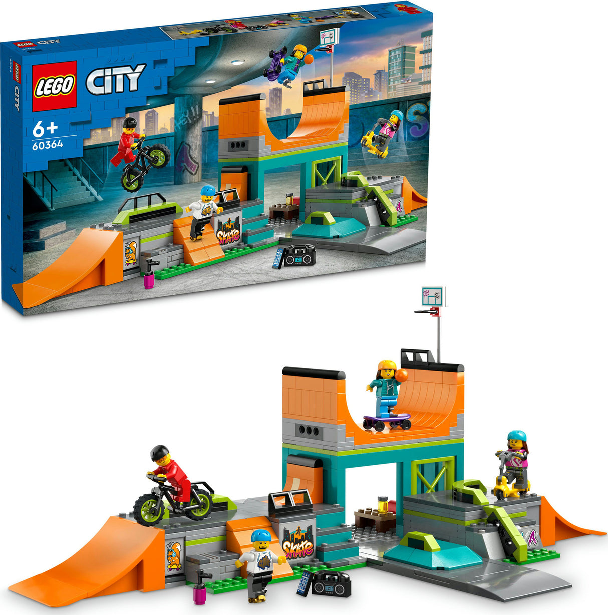 60364 Street Skate Park with Toy Bike - LEGO City