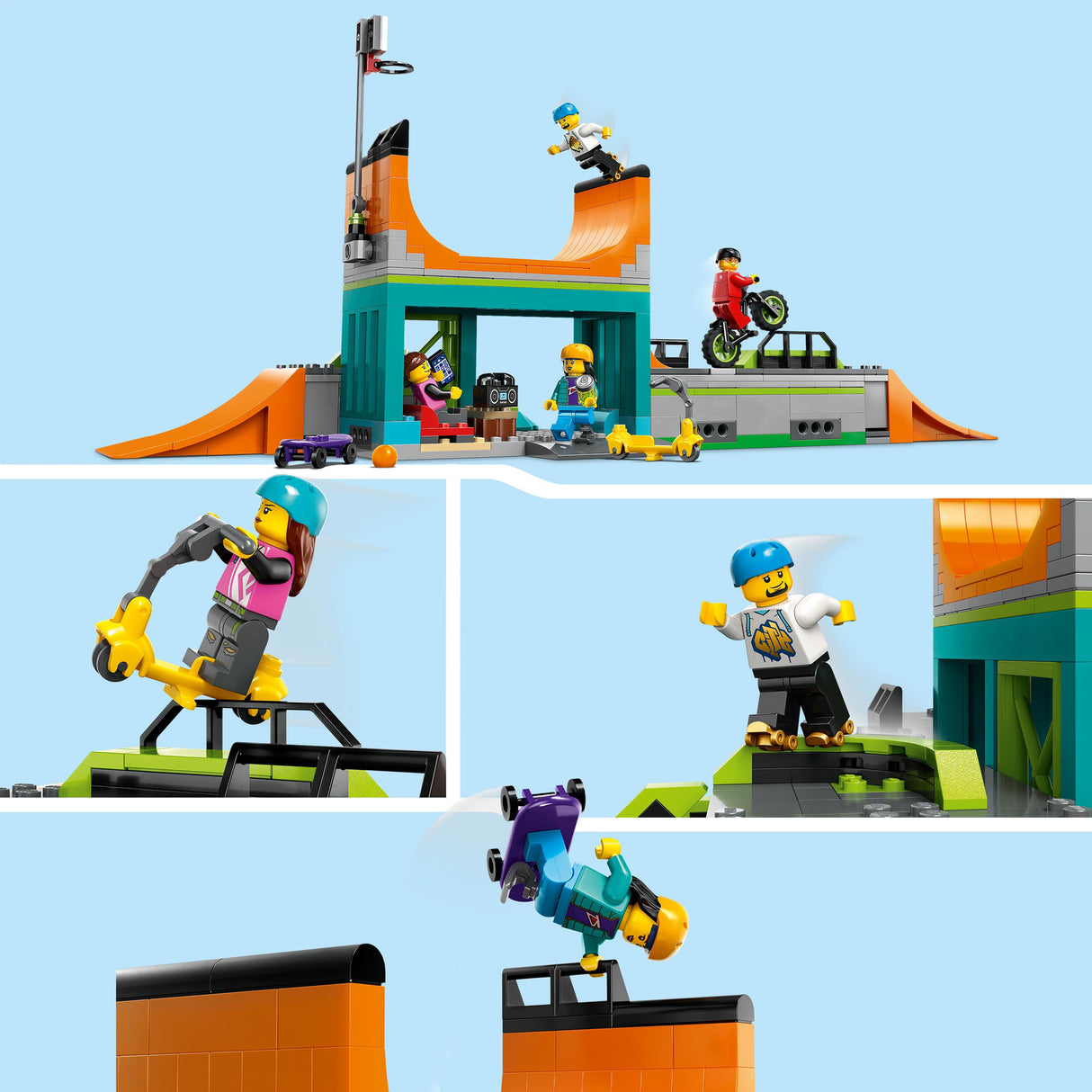 60364 Street Skate Park with Toy Bike - LEGO City