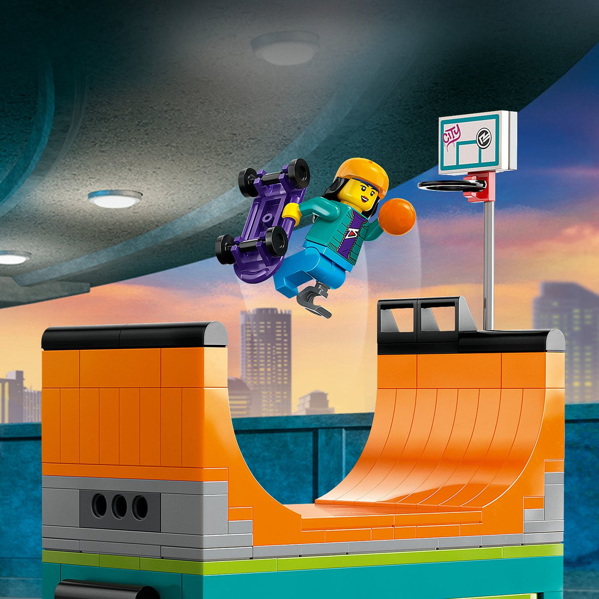 60364 Street Skate Park with Toy Bike - LEGO City