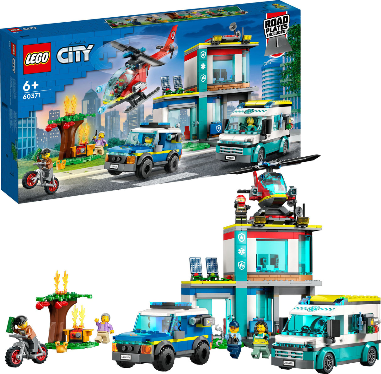 60371 Emergency Vehicles HQ - LEGO City