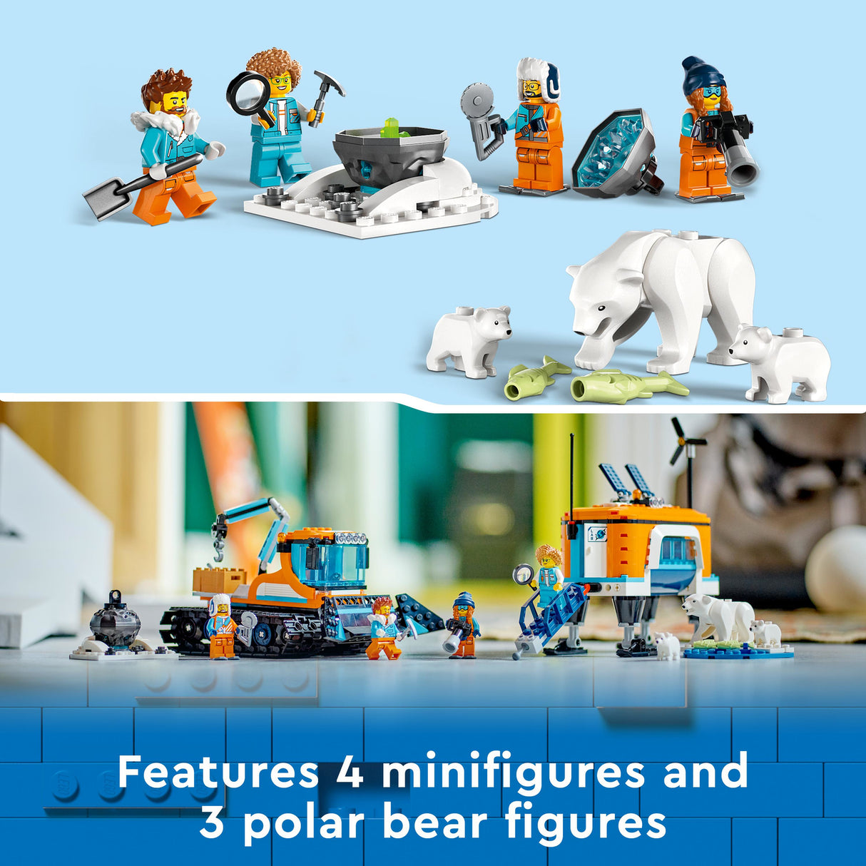 60378 Arctic Explorer Vehicle and Mobile Lab - LEGO City