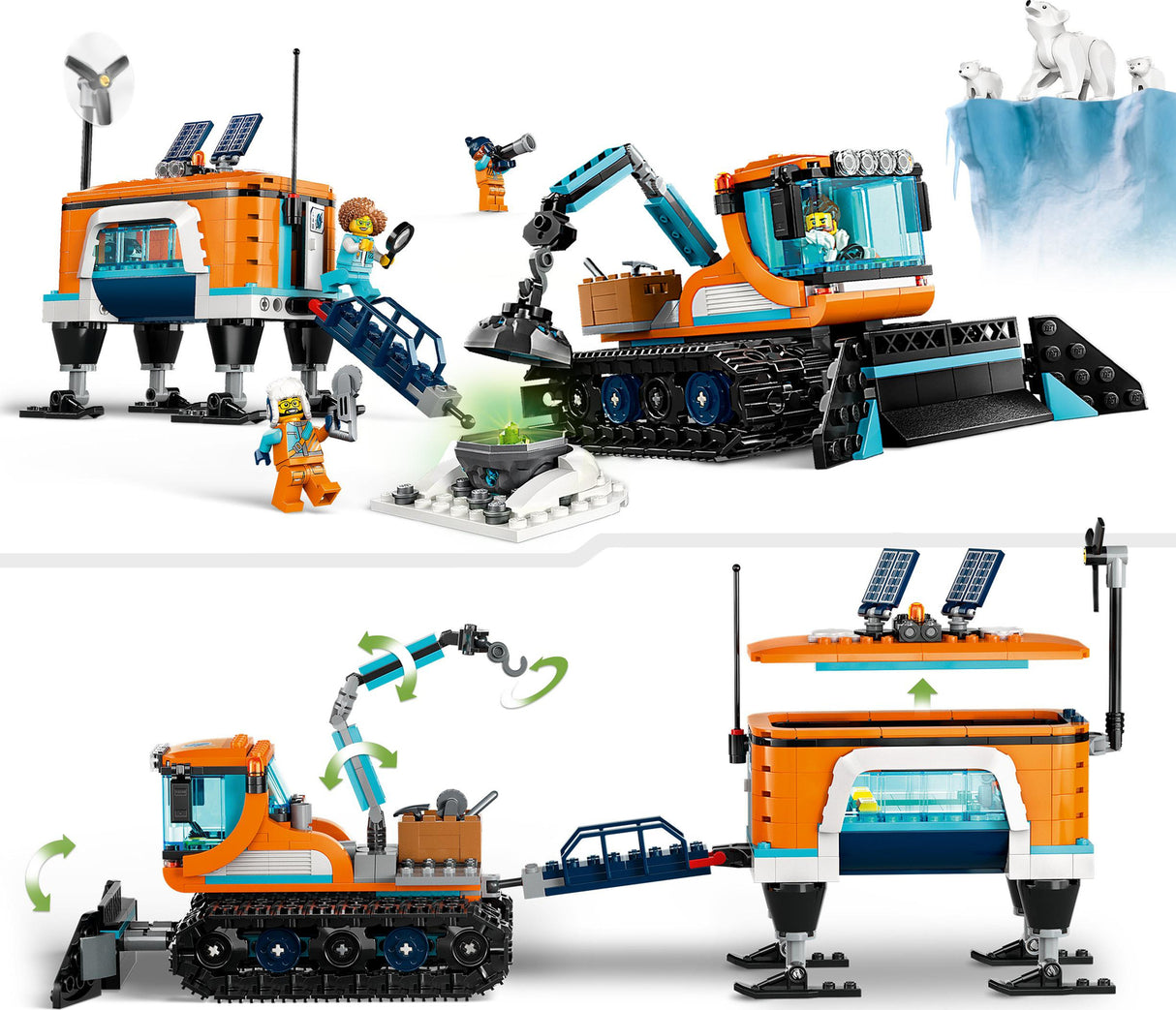 60378 Arctic Explorer Vehicle and Mobile Lab - LEGO City