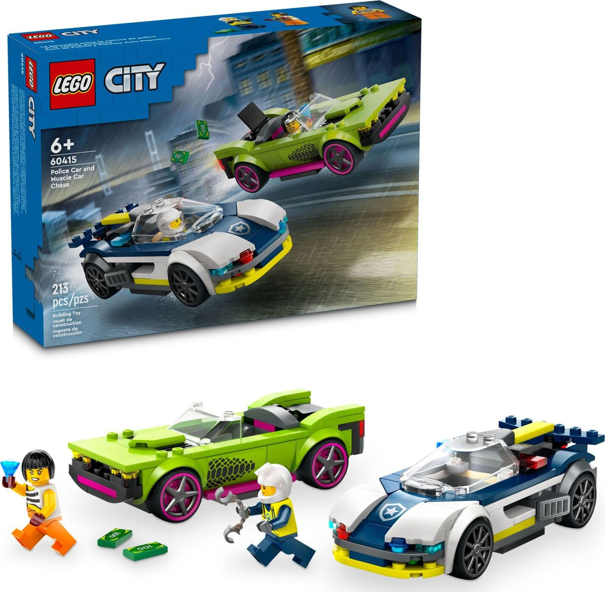 60415 Police Car and Muscle Car Chase - LEGO City