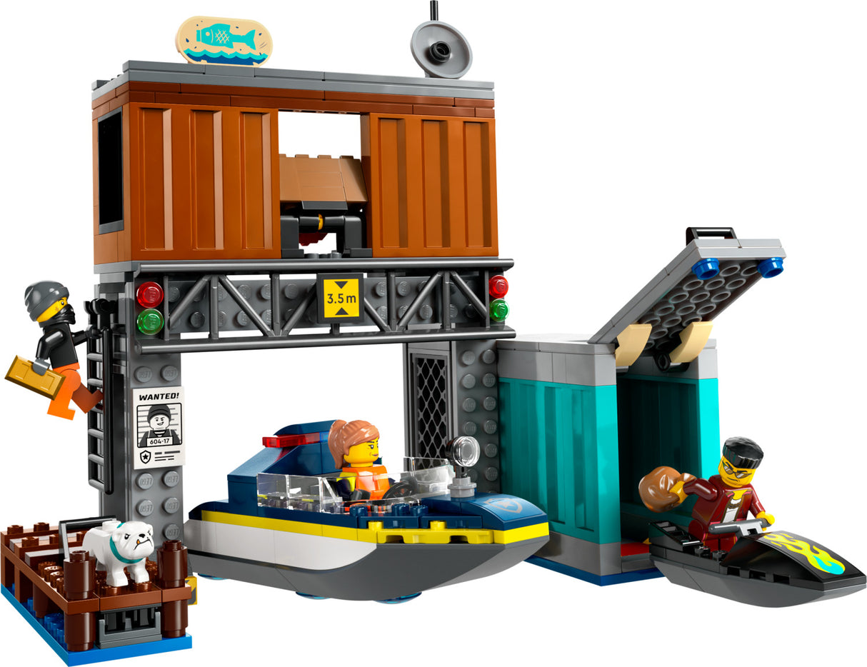 60417 Police Speedboat and Crooks' Hideout - LEGO City