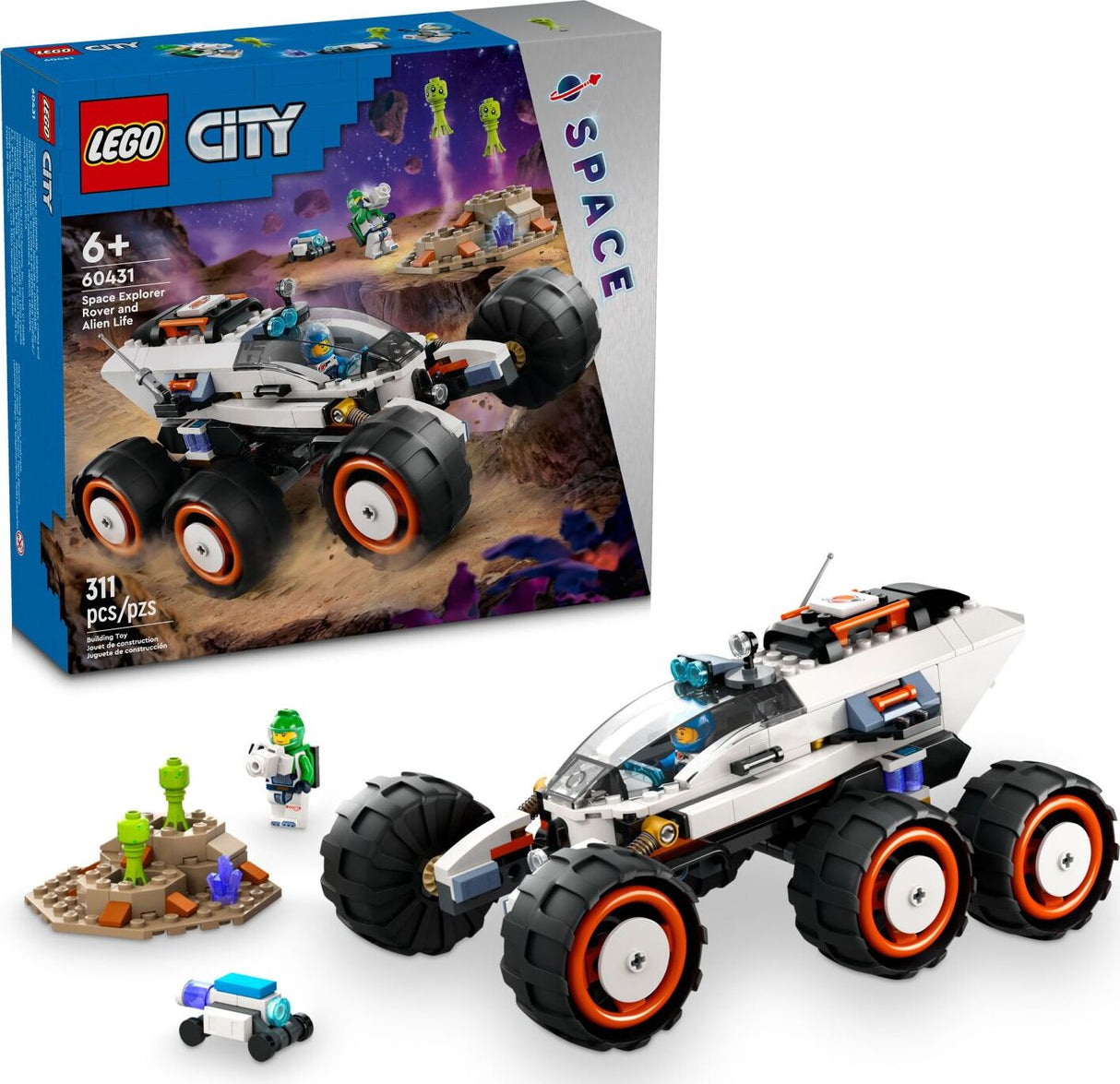 60431 Space Explorer Rover and Alien Life - LEGO City