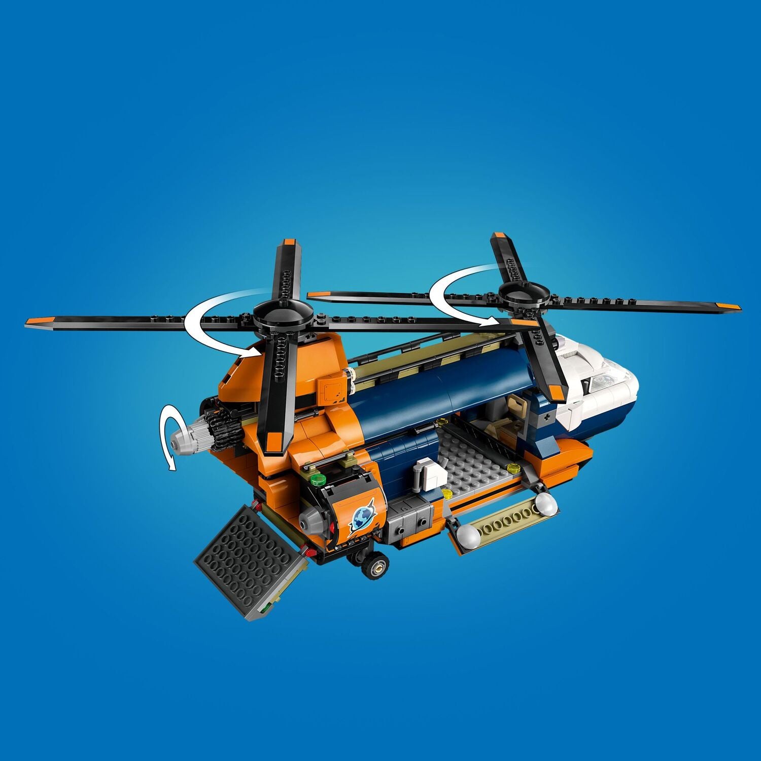 60437 Jungle Explorer Helicopter at Base Camp - LEGO City - Pickup