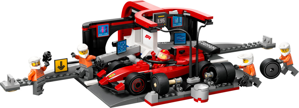 LEGO City Formula 1: F1® Pit Stop & Pit Crew with Ferrari Car LEGO®