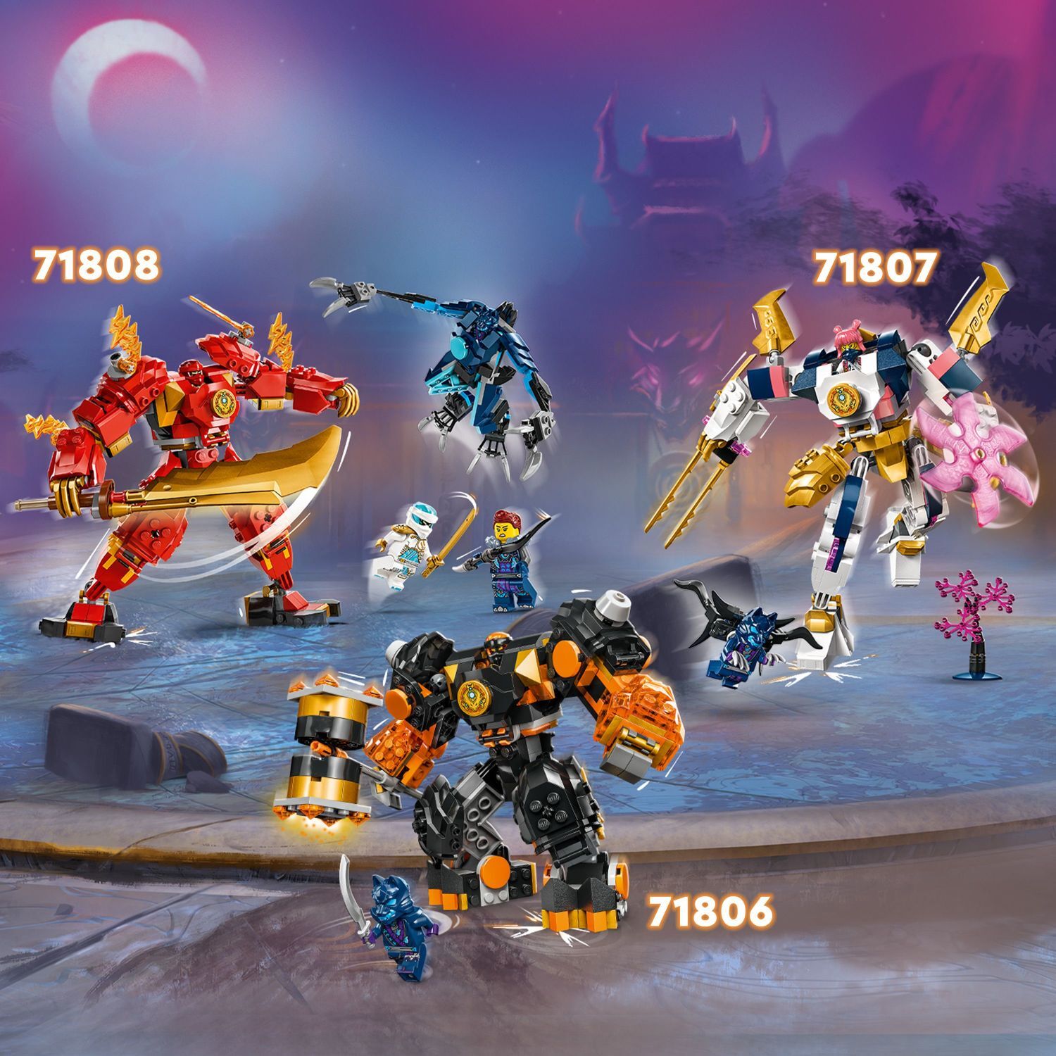 71807 Sora's Elemental Tech Mech - LEGO Ninjago – Pufferbellies