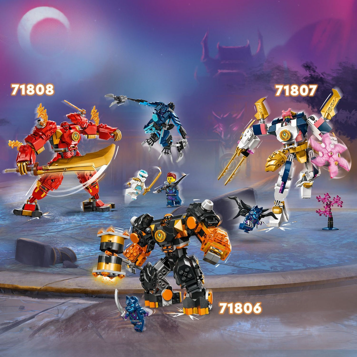 71807 Sora's Elemental Tech Mech - LEGO Ninjago